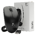 Мышь проводная Logitech B100 черный, 1000 dpi, USB, кнопки - 3, фото21
