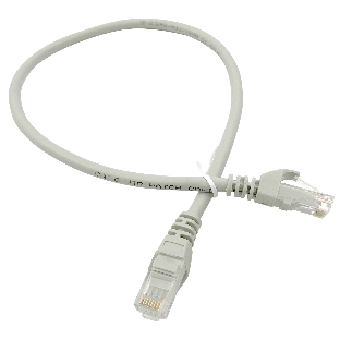 Патч-корд Buro Basic UTP 4 пары cat6 CCA molded 0.5м серый RJ-45 (m)-RJ-45 (m)
