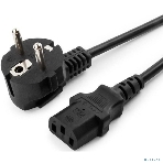 Кабель питания CEE Filum 7/7- С13, 3х0.75мм, 220В, 10A, черный, 1.2м [FL-PC10-EU-C13-1.2M] (873340), фото 1