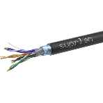 Кабель информационный Suprlan Standard 01-1028-1, кат.5E FTP 4 парыX24AWG, PE внешний 305м, черный, фото2