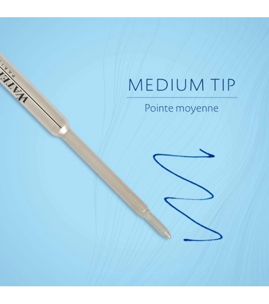 Стержень шариковый Waterman Standard Maxima (CWS0944490) M 1мм, синие чернила, блистер