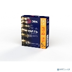 Гирлянда светодиодная ЭРА 'Нить' 5м 50LED тепл. свет АА, фото 1