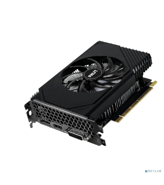Видеокарта Palit RTX 3050 STORMX OC 6Gb NVIDIA GeForce RTX 3050 6Gb PCI-E 4.0 96bit GDDR6 1042/14000 DVIx1 HDMIx1 DPx1 HDCP Ret