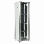 Напольный шкаф Rexant RAL 7035 19' 42U 600×800×2054 (ШxГxВ), дверь стекло, металлическая задняя дверь, боковые съемные стенки, фото2