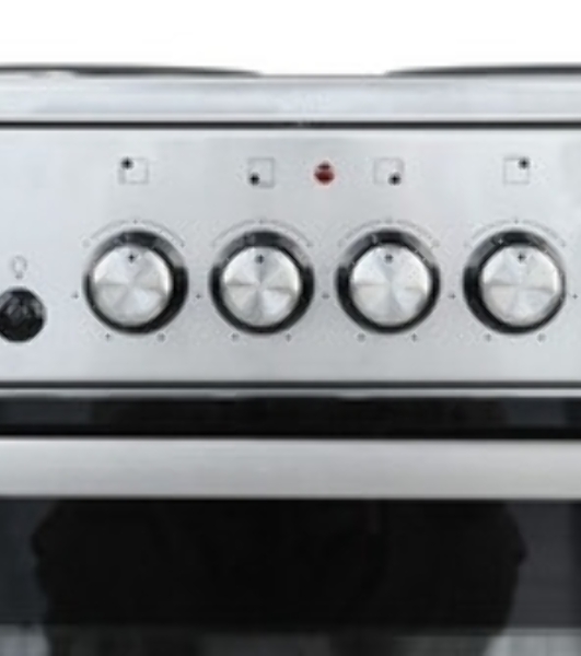 Плита электрическая De Luxe 5004.16э 010 серебристый, конфорок 4 шт, духовка 46 л, гриль, 50 см x 85 см x 50 см
