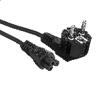 Кабель питания ноутбуков ExeGate Power PC5-7,5P (Евровилка Schuko->С5) VDE-250V-3*0.5-CU, 6A, 0.75м, фото 1