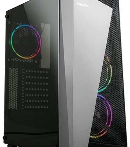 Компьютерный корпус ZALMAN S4 Plus, ATX, черный, WINDOW, 1x5.25', 4x3.5', 1x2.5', 2xUSB 2.0, 1xUSB 3.0, FRONT 2x120мм, REAR 1x120мм