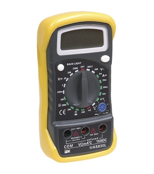 Мультиметр цифровой Master MAS830L IEK TMD-3L-830