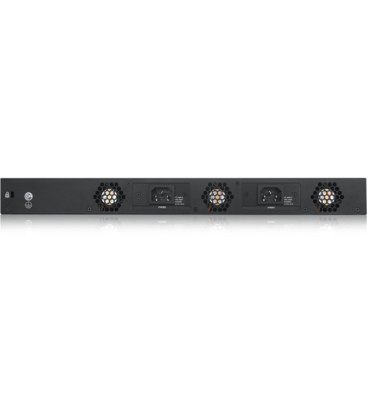 Коммутатор Zyxel XS3800-28 L2+ switch, 4xRJ-45: 1/2.5/5/10G, 8xCombo (SFP: 1/10G, RJ-45: 1/2.5/5/10G), 16xSFP +