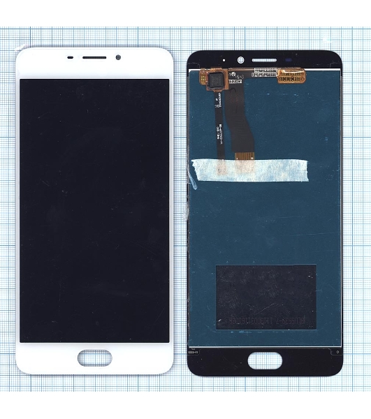 Дисплей для Meizu M5 Note белый