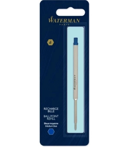 Стержень шариковый Waterman Standard Maxima (CWS0944490) M 1мм, синие чернила, блистер