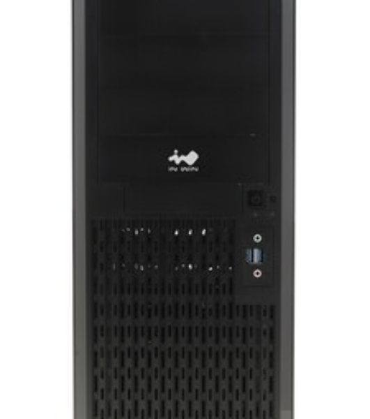 Компьютерный корпус Midi Tower InWin PE689 Black 750W P75F 80plus Gold USB3.0*2+A(HD)+front fan 120мм*1+rear fan 120мм*1+ 2*2SATA+1*1SATA+Intrusion Switch/holes for SL20” RACKMOUNT