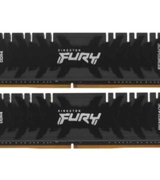 Оперативная память Kingston Fury Renegade, DDR4, 16GB (2x8GB), 4266MHz, CL19, DIMM, с радиатором, черный