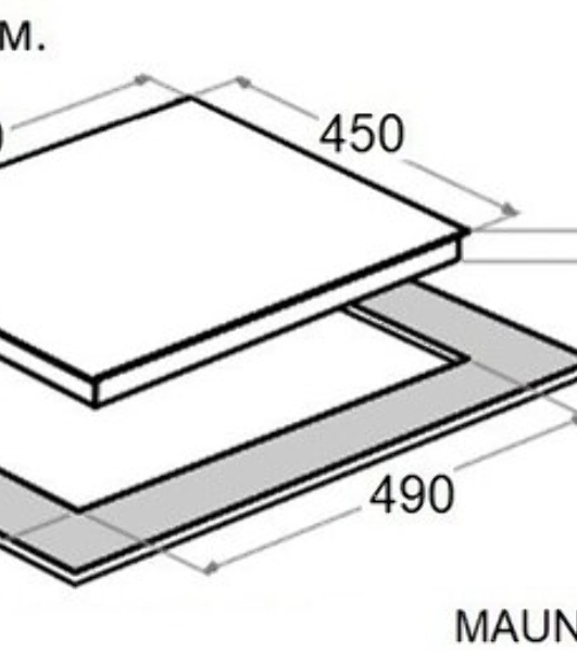 Электрическая варочная панель Maunfeld AVCE453BK