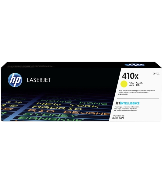 Тонер Картридж HP 410X CF412X желтый для HP LJ Pro M452/M477 (5000 стр.)