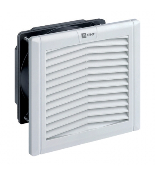 Вентилятор с фильтром 52 куб.м./ч 124x124мм IP54 PROxima EKF FAN52F