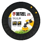 Леска для триммера Denzel витой квадрат, 2,4мм х 243м, на DIN катушке FLEX CORD, фото6