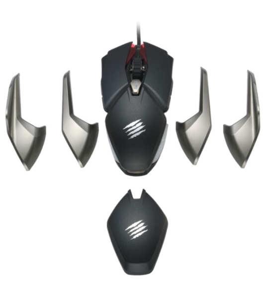 Мышь проводная Mad Catz B.A.T. 6+ черный, 16000 dpi, USB, кнопки - 10