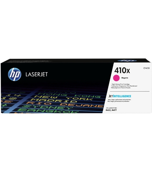 Тонер Картридж HP 410X CF413X пурпурный для HP LJ Pro M452/M477 (5000 стр.)
