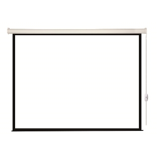 Экран с электроприводом Lumien Eco Control 187x280 см (раб. область 153х272 см) Matte White черная кайма по периметру 16:9