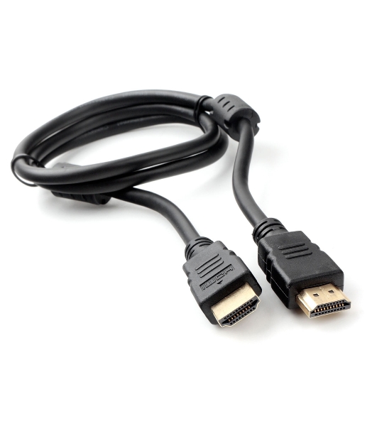 Кабель HDMI Cablexpert CCF2-HDMI4-1M, 19M/19M, v2.0, медь, позол.разъемы, экран, 2 фер.кольца, 1м, черный, пакет