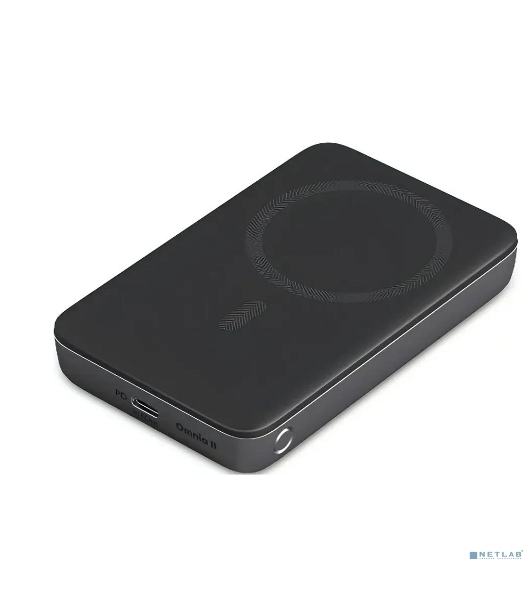 Портативный аккумулятор Aukey Magnetic2 10000 Qi2 черный