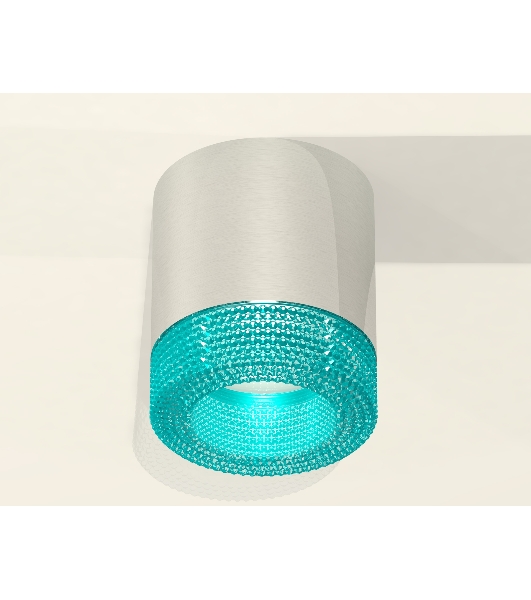 Светильник Ambrella Light XS7405005 PSL/BL серебро полированное/голубой MR16 GU5.3 (C7405, N7194)