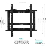 Настенное крепление ONKRON PRO7G для видеостен 50”-70', черный, фото15