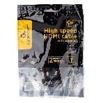 Кабель HDMI Cablexpert CCF2-HDMI4-1M, 19M/19M, v2.0, медь, позол.разъемы, экран, 2 фер.кольца, 1м, черный, пакет, фото2