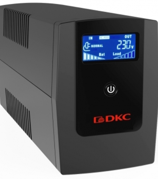 Источник бесперебойного питания ИБП Info LCD 600В.А IEC C13 (3) USB + RJ45 DKC INFOLCD600I
