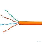 Кабель Cablexpert UPC-5051E-LSZH-4-CU indoor, UTP-LSZH 4x2x0.51, медный, кат.5e, однож., 305м, box, оранжевый, фото2