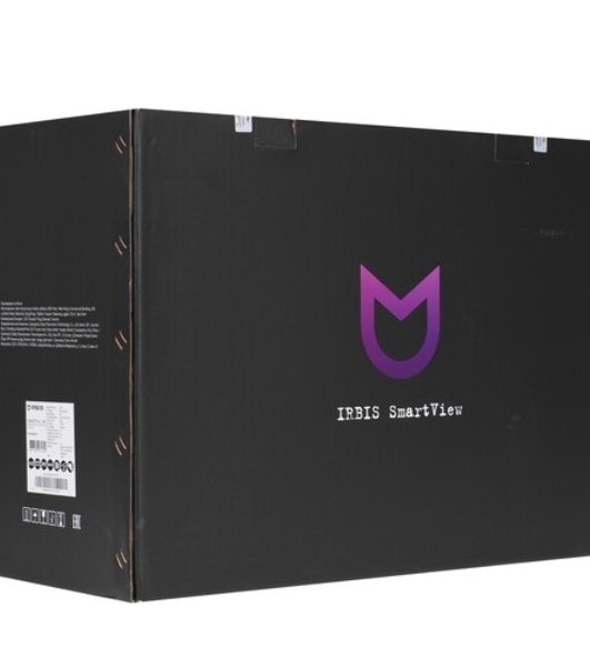 Монитор 23.8' Irbis SMARTVIEW ISM24FIDT IPS 1920x1080, 75 Гц, 3 мс, 16:9, 250 кд/м2, 1xHDMI, 1xDP, 1xVGA, сенсорный, 1x3.5 мм, черный