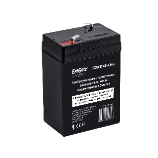 Батарея для ИБП ExeGate EP234535RUS DT 6045/EXG645 (6V 4.5Ah) клеммы F1