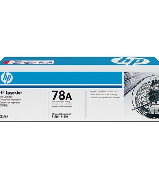 Картридж лазерный HP CE278A черный LJ P1566/P1606 (2100 стр.)