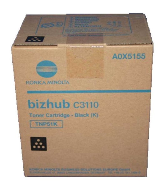 Тонер-картридж Konica-Minolta bizhub C3110 черный TNP-51K