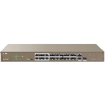 Коммутатор Tenda TEF1126P-24-250W 26-Портовыйбез управления FE c 24 портами PoE, фото9