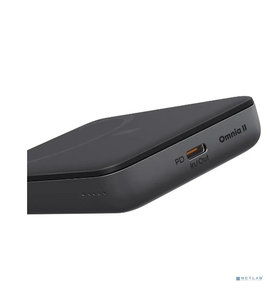 Портативный аккумулятор Aukey Magnetic2 10000 Qi2 черный