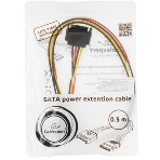 Удлинитель кабеля питания SATA Cablexpert CC-SATAMF-02, 15pin(M)/15pin(F), 50 см, фото5