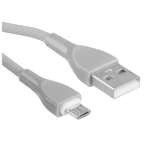 Кабель PERFEO USB A вилка - Micro USB вилка, 2.4A, голубой, силикон, 1 м., ULTRA SOFT (U4022), фото6