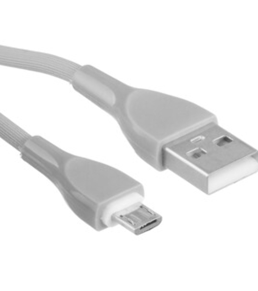 Кабель PERFEO USB A вилка - Micro USB вилка, 2.4A, голубой, силикон, 1 м., ULTRA SOFT (U4022)