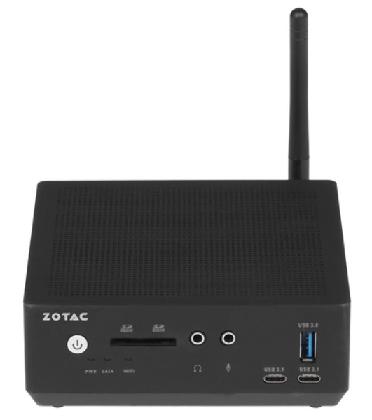 Платформа системного блока с ЦПУ Zotac ZOTAC ZBOX NANO, SFF, FANLESS, i7-1355U, 2 DDR5 SO-DIMM, M.2 SSD, 2.5'; SATAIII BAY, 2 GLAN, WIFI, BT, USBDRV, DP/HDMI, EU+UK PLUG