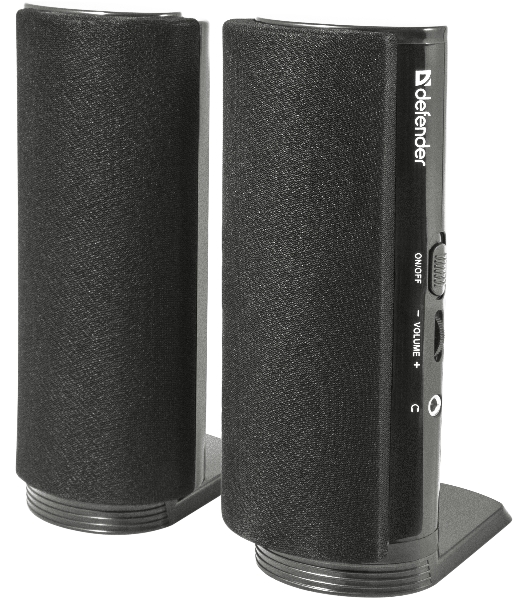Акустическая система Defender SPK-210 2.0, 2x2W, разъем для наушников 65210