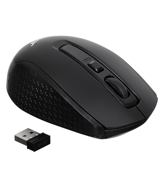 Мышь беспроводная Acer OMR060 черный, 1600 dpi, радиоканал, USB, кнопки - 6