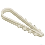 Дюбель-хомут Fortisflex ДХ 19-25 нейлон белый (уп. 100 шт), фото2