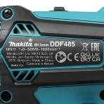 Дрель-шуруповерт Makita DDF485Z, 18 В, 0 Ач, 50 Нм, бесщеточный, фото18