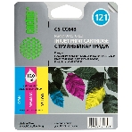 Картридж струйный Cactus CS-CC643 №121 многоцветный (9 мл.) для HP DJ D1663/D2563/D2663/D5563/F2423/F2483/F2493/F4213/F4275/F4283/F4583/PS C4683/C4783, фото 1