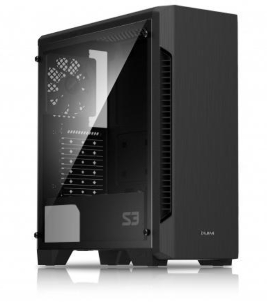 Компьютерный корпус Zalman S3 черный без БП ATX 2x120мм 2xUSB 2.0 1xUSB 3.0 audio bott PSU