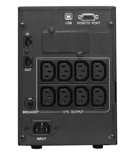Источник бесперебойного питания Powercom Smart King Pro+ SPT-1000-II LCD 800Вт 1000ВА черный