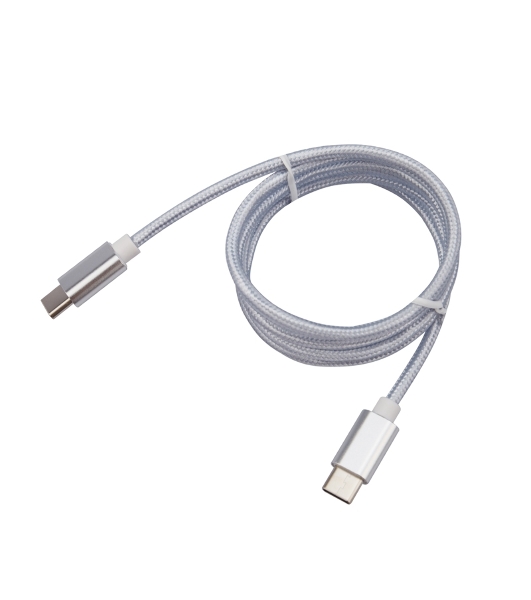 Кабель Rexant Type-C - Type-C 2,4A/1м/PVC/белый