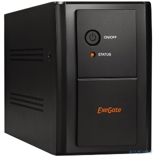 Источник бесперебойного питания ExeGate SpecialPro UNB-2200.LED.AVR.EURO.RJ.USB 2200VA/1300W, LED, AVR, 4 евророзетки, RJ45/11, USB, черный
